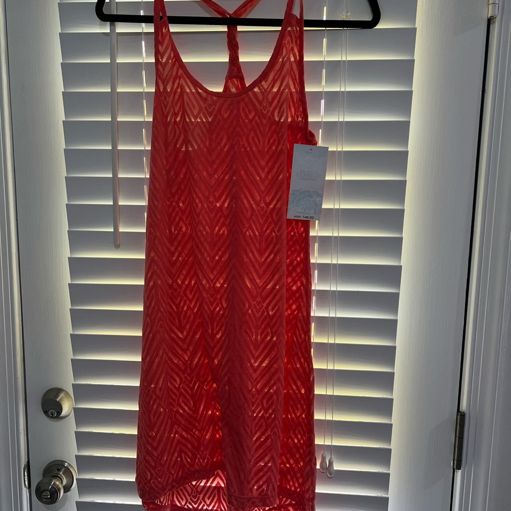 Chic Red Sleeveless Midi Dress